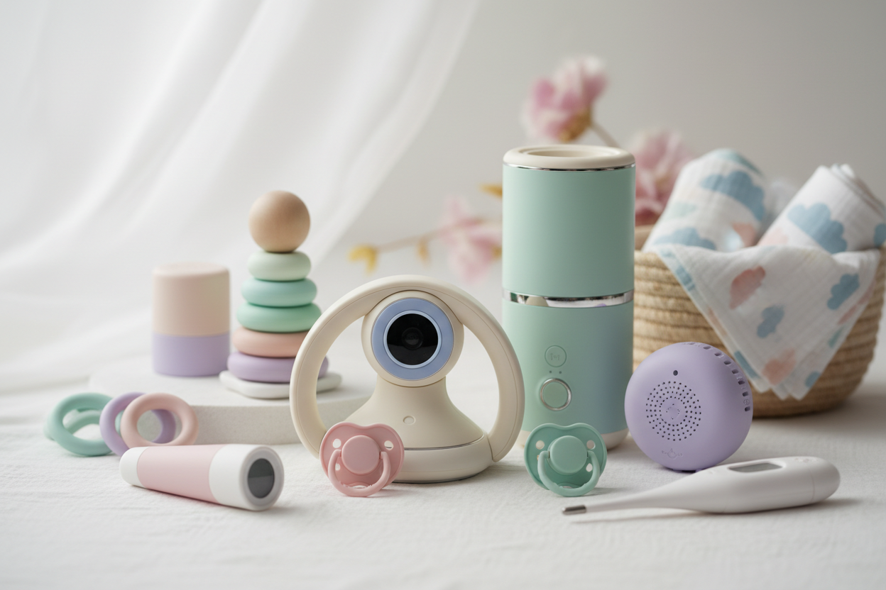 baby gadets zachte kleur